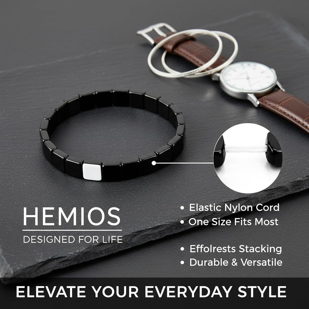 Hematite Companion Bracelet Men - Reignites Masculine Energy